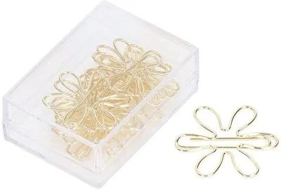 Productafbeelding van Herbruikbare, metalen paperclips in klein formaat