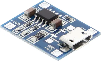 Produktbild von TP4056 Lithium-Batterielademodul / Laderegler 1A, Micro-USB