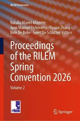Image de Proceedings of the RILEM Spring Convention 2026