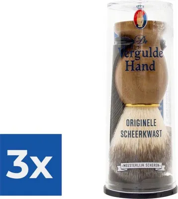 Produktbild von Goldene Haarbürste - Für Friseure - 3er Pack