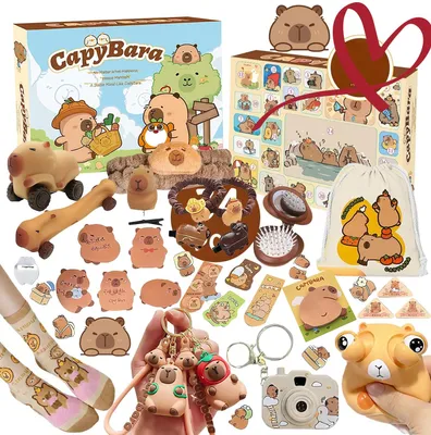 Capybara Adventskalender 2026, 24 Teile, Weihnachtsgeschenke