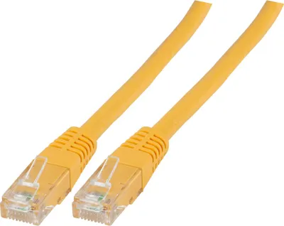 Immagine prodotto di Cavo patch RJ45 U/UTP categoria 6 PVC CCA giallo 0,25 m
