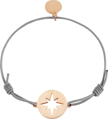 Produktbild von Akzent Textilarmband mit Edelstahlelement, Stern