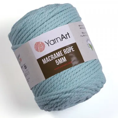 Obrázek produktu pro Yarn Art Macrame Rope 5 mm 85 m 775 Mint Šňůra
