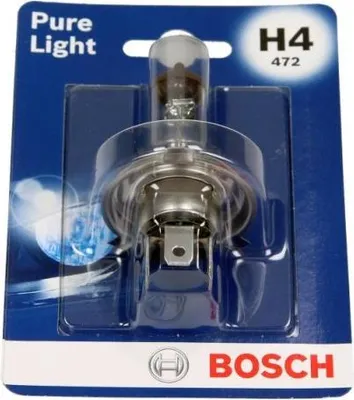 Zdjęcie produktu dla Bosch Pure Light H4, 55 W, 12 V, 1 szt.