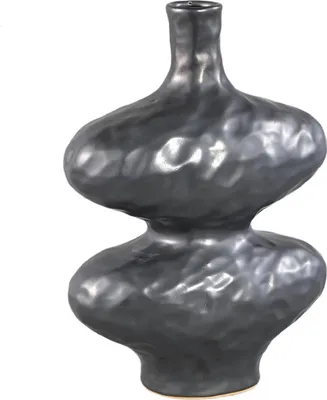 Produktbild von PTMD - Chelsean Vase - Schwarz - 28x16x40cm