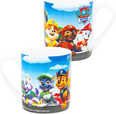 Produktbild von Paw Patrol Tasse - Team Kaffeetasse Becher Kaffeebecher aus Keramik 320 ml