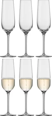 Immagine prodotto di Eisch Vorteilset 2 Stück Sektglas 550/7 - 6 Stück im Karton VINEZZA 25507070 und Geschenk + Spende