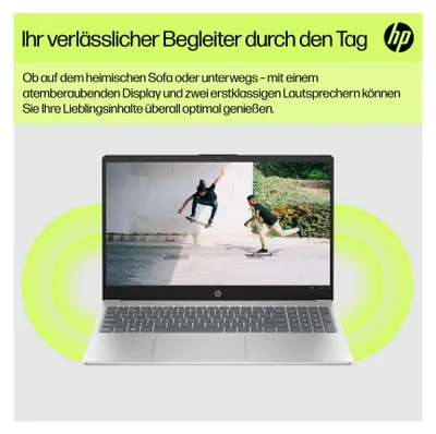 Produktbild von HP Laptop 15-fd1059ng - Intel Core 5 120U / 1.4 GHz - FreeDOS 3.0 - Intel Graphics - 16 GB RAM - 1 TB SSD NVMe - 39.6 cm (15.6")