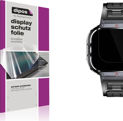 Produktbild von 6x Schutzfolie für Shepatio 71800b Smartwatch klar Displayschutzfolie Folie Display Schutz dipos