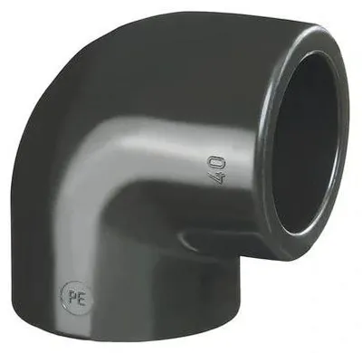 Productafbeelding van Georg Fischer GF bochtstuk, 90°, PE80, diameter 40, 1 stuk.