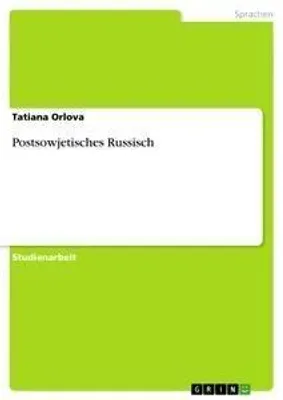 Produktbild von Postsowjetisches Russisch