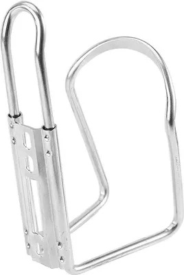 Imagen del producto de Soporte para botellas de aluminio para bicicleta de montaña, para uso en exteriores, compatible con bicicletas de montaña y con el sistema de portaequipajes LE para Ion (color plateado)