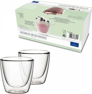 Immagine prodotto di Villeroy & Boch Artesano bicchieri a doppia parete per bevande calde e fredde - 220 ml - 2 pezzi