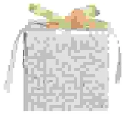 Produktbild von Geschenkpapier Holographisch mit Sternen, Silber,MIX