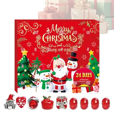 Obrázok produktu pre Vianočný náramok adventný kalendár DIY nastaviteľná sada náramkov s príveskami