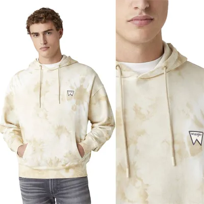 Produktbild von WRANGLER Herren, Sweatshirt HOODIE, S, Beige, kapuzenpullover, , hoodie