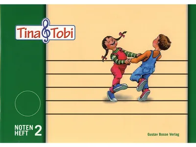 Produktbild von Tina und Tobi. Notenschreibheft 2. Halbjahr. Zur Musikfibel