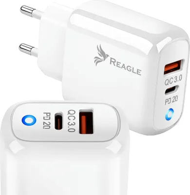 Produktbild von Schnelles Ladegerät 20W Usb-C Qc 3.0 Würfelnetzteil Für Iphone 15 Pro Galaxy S