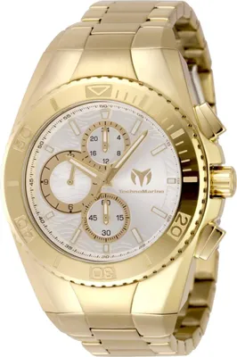 Immagine prodotto di TechnoMarine Manta TM-224022 Orologio da Uomo - Movimento al Quarzo - Acciaio Inossidabile con Quadrante Argento - 44 mm