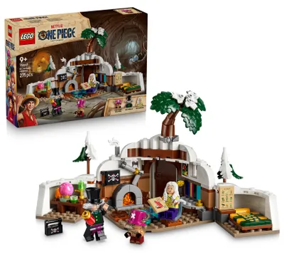 Produktbild von LEGO ONE PIECE Doc Baders Versteck - Spielzeug zum Sammeln mit 3 Minifiguren inkl. Tony Tony Chopper - Kinderzimmer Deko und Geschenk für Jungen, Mädchen und Fans ab 9 Jahren - 75641