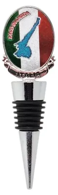 Vakuum-Weinflaschenverschluss, ergonomisch, 10 cm, Grau