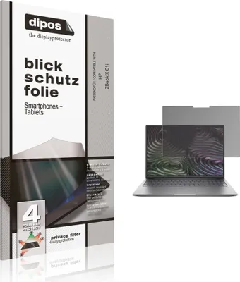 Produktbild von Blickschutzfolie für HP ZBook X G1i matt Schutzfolie Folie Display Schutz dipos