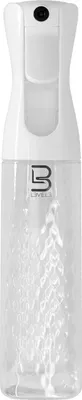 Zdjęcie produktu dla L3VEL3 - Spray Bottle Clear - Biały/Bezbarwny Spray fryzjerski rozpylacz do wody 300ml