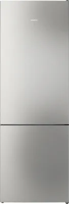 Siemens iQ300 KG49NVICG, Freistehende Kühl-Gefrier-Kombination mit Gefrierbereich unten, 203 x 70 cm, Edelstahl, Frontansicht