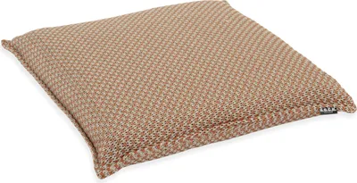 Produktbild von H.O.C.K. Linocea Outdoor Sitzkissen 40x40x6cm orange mit Biese col. 402470