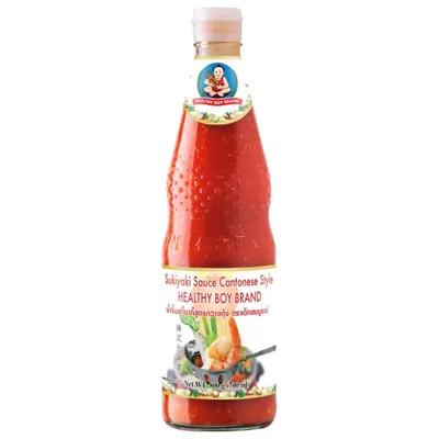 Produktbild von Healthy Boy - Sukiyaki Dip Sauce nach Kanton Art - feurig lecker - 700 ml
