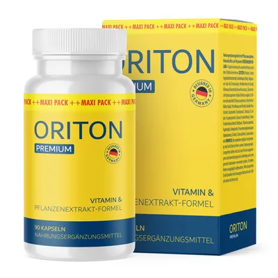 Produktbild von Oriton Premium Kapseln - Reich an Vitaminen & Mineralstoffen - 90 Kapseln