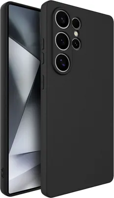 Produktbild von Für Samsung Galaxy S25 Ultra Silikon TPU Schutz Hülle Cover Flexibel Schwarz