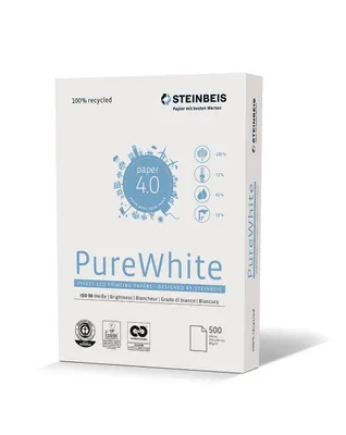 Produktbild von Steinbeis 5218 080 10 00 1 Pure white - A4, 80g, weiß, 500 Blatt