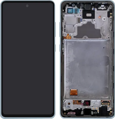 Produktbild von Ersatzdisplay Samsung Galaxy A72, Original Samsung Service Pack – Awesome Blue