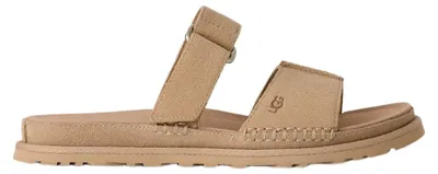 Image de UGG Goldengaze Slide pour femme 1178590 - Sandales en cuir suédé avec bride réglable et semelle EVA - 40 EU