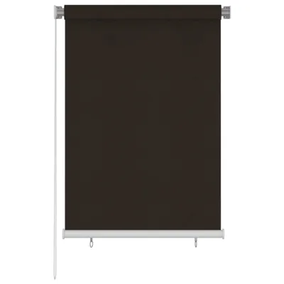 Produktbild von The Living Store Außenrollo 100x140 cm Braun HDPE