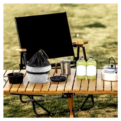 Produktbild von Aufbewahrungstasche für Campinggeschirr, Tragetasche für Geschirr und Besteck, praktischer Organizer für Picknick und Outdoor