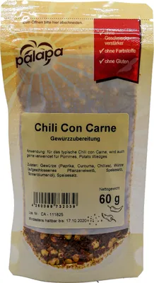 Immagine prodotto di PALAPA Peperoncino con Carne 60g