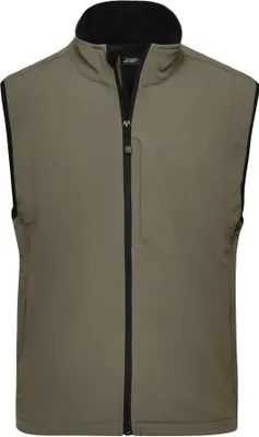 Produktbild von Men's Softshell Vest Trendige Weste aus Softshell olive, Gr. M