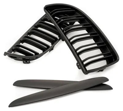 Image de ESEN SKV 66SKV091 Calandre avant pour BMW Série 3 Break (E91) Noir mat