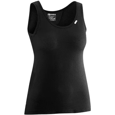 Produktbild von Gonso Damen Sportunterwäsche Base Shirt Sleeveless W Schwarz 52