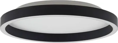 Produktbild von Lucande LED-Deckenleuchte Rotundo, Ø 40 cm, schwarz, dimmbar