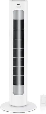 Produktbild von Brandson Turmventilator mit Fernbedienung, 50W, Standventilator 76cm, sehr leise, 70° Oszillation, 3 Geschwindigkeitsstufen, 7 Timerstufen, 3 Modi, LED-Helligkeit dimmbar, Griffmulde