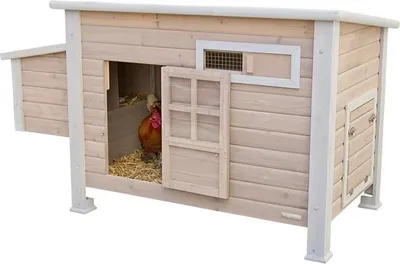 Produktbild von Hühnerstall KERBL Emma 146x74x85 cm lasiert