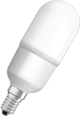 A white LED light bulb with a silver base is shown against a white background.