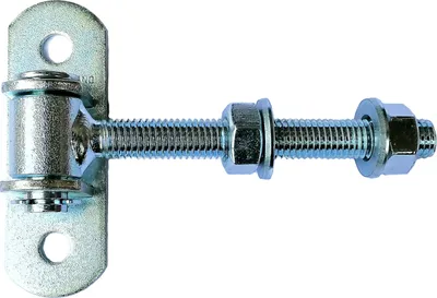 Produktbild von UHRIG Torband M12 verstellbar, lang, Scharnier Türangel verzinkt für z.B. Gartentür, Tor.