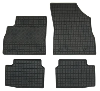 Gummifußmatten Set 4-teilig für Opel Astra K (2015-), schwarz
