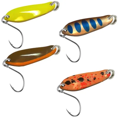 Produktbild von 4 FTM Spoon Boogie Spinnköder 1,6g - Forellenblinker