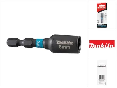 Image de Makita B-66830 Clé à douille SW8 50 mm 1/4'' Impact Black